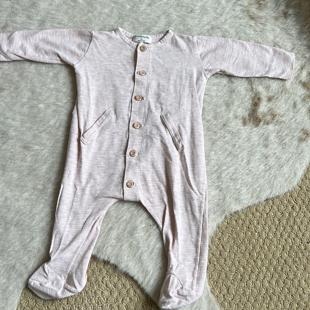 1+ in the family baby footie pjs